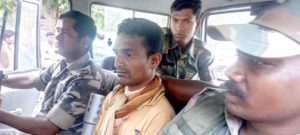 Dantewada rape accused CAF jawan DR Netam - Front row, centre-1466658795